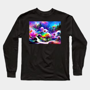 Color Globs | Mermaid Den Long Sleeve T-Shirt